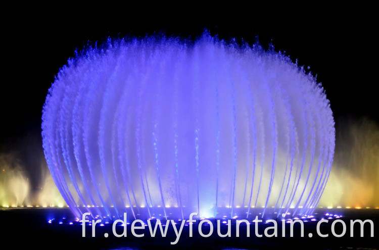 Grand jardin extérieur explosion de gaz décoratif dansant Fountain DW-64